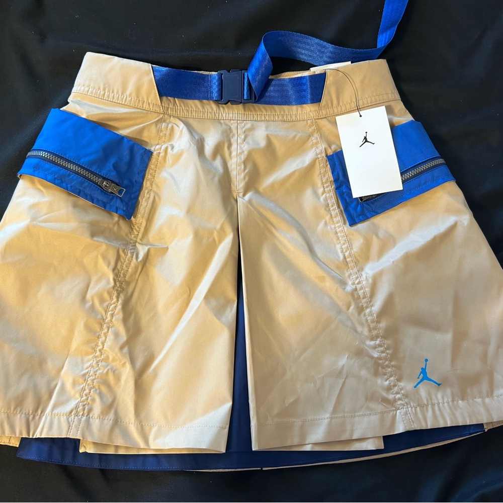 Jordan Tan and Blue Women's Skirt